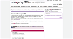 Desktop Screenshot of emergencysms.net