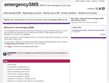 Tablet Screenshot of emergencysms.net